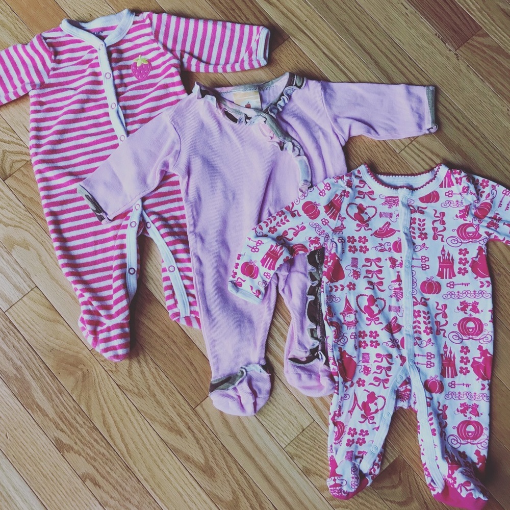 carter’s, country baby & disney sleep and play pjs